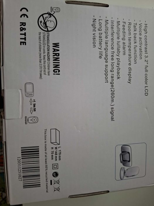 Niania elektroniczna Video baby monitor