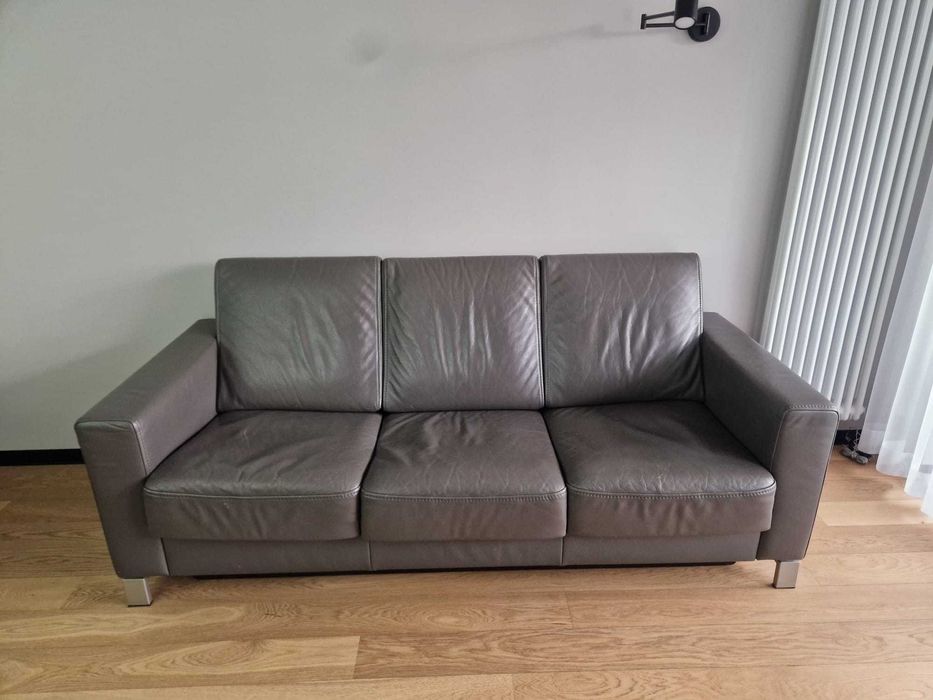 Sofa 3os. + 2 fotele Kler, skóra