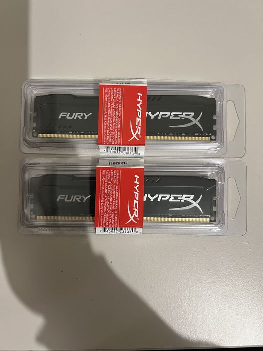Оперативна пам'ять HyperX 16GB (2x8GB) DDR3 1866 MHz FURY