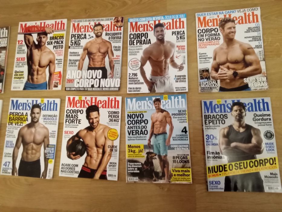 16 Revistas Men's Health + 6 Revistas Sport Life