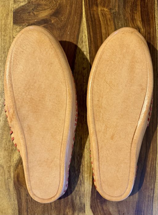 Góralskie pantofle, skórzane rozmiar 43