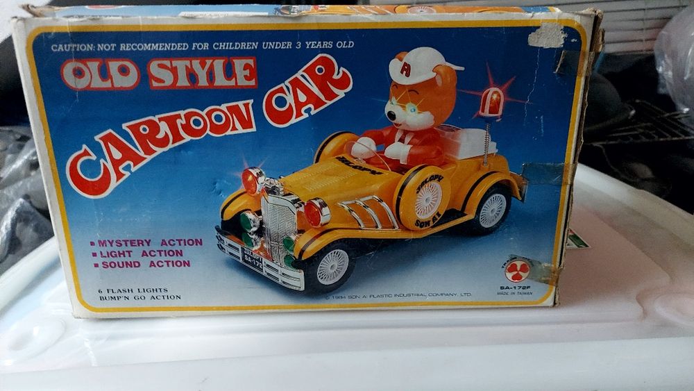 Carro Calhambeque Jalopy Brinquedo Antigo Vintage 1984