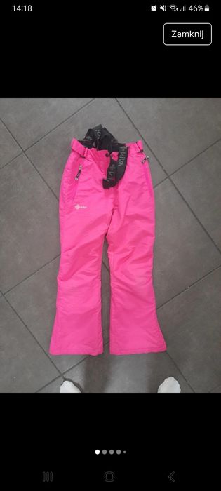 Śniegowce spodnie na narty snieg 152