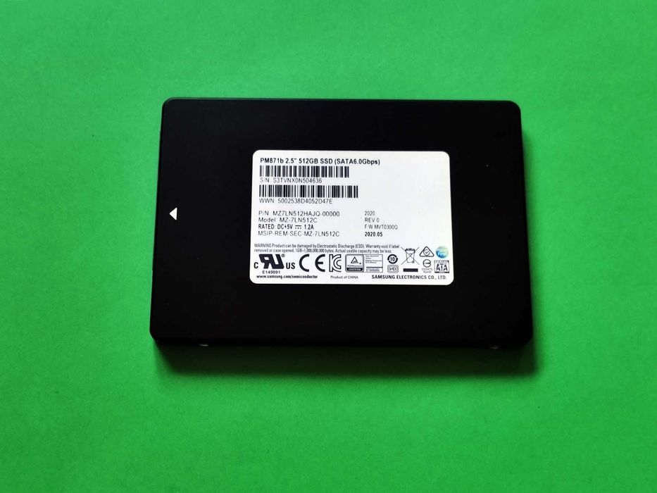 SSD 512GB Samsung Pm871B