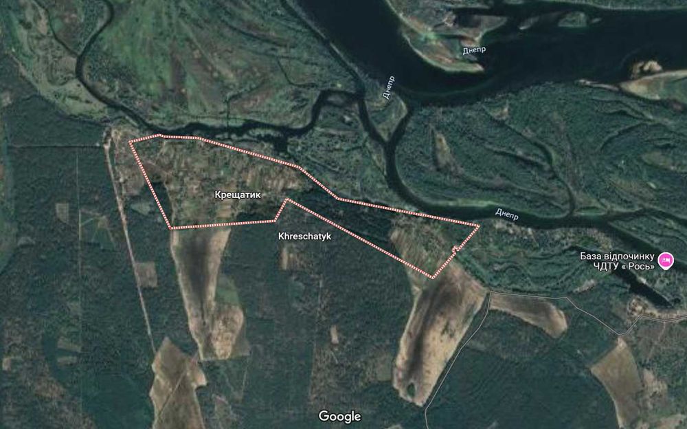 Супер ділянка! 87 соток з виходом на річку Дніпро!