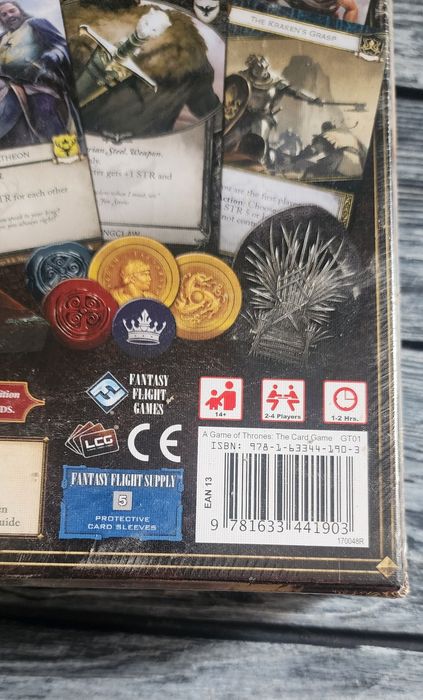 Настольная игра A Game of Thrones: The Card Game (Second Edition), новая, в заводской пленке