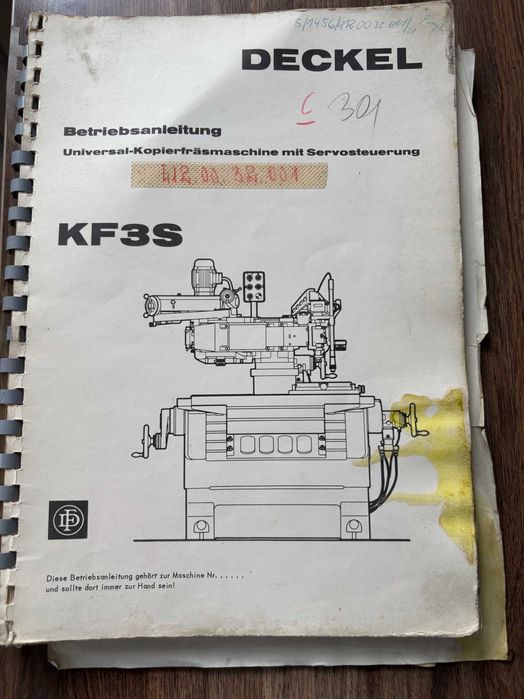 Frezarko- kopiarka DECKEL