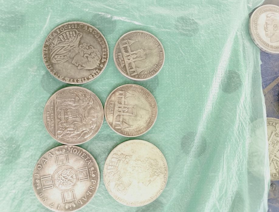 Монеты царской россии 39шт серебро
