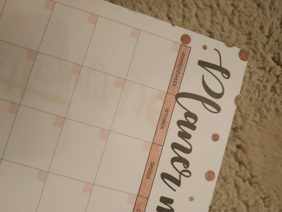 Papierowy plan miesiąca od Pani Swojego Czasu