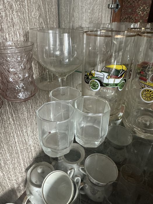 Стаканы, рюмки , бокалы