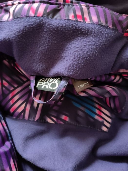 Zestaw Kurtka jesienno zimowa  146/152 + bluza Quechua 149-159 bdb 11+