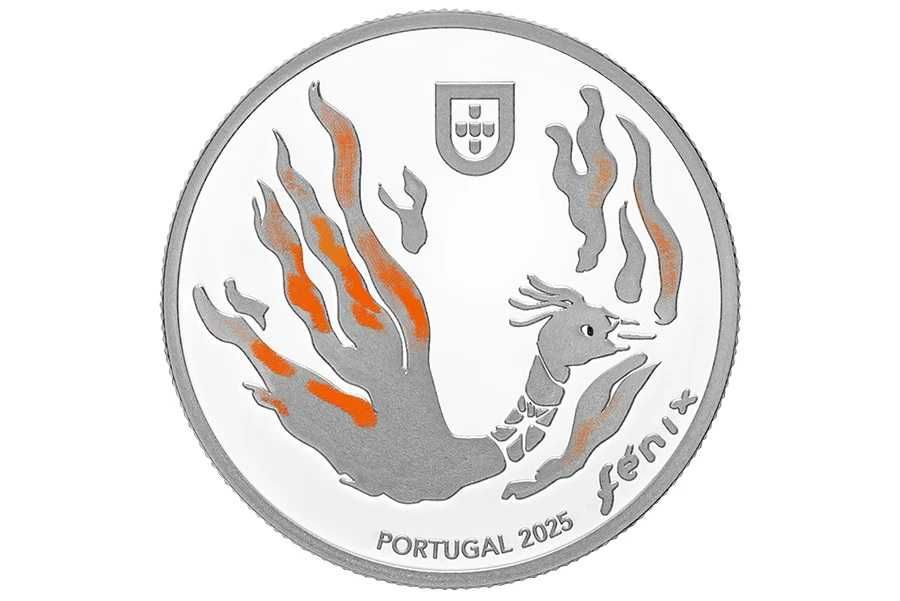 Moeda Prata Proof (Fénix — Heróis e Criaturas da Mitologia)