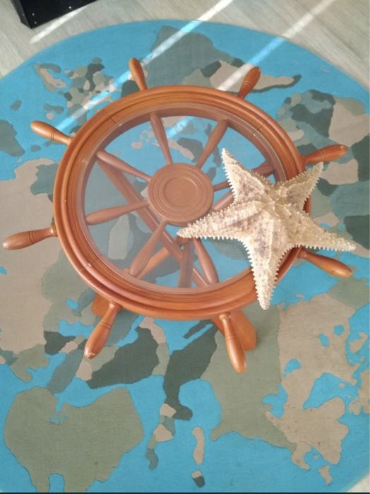 Морская звезда 28-29 см.  и ракушка.