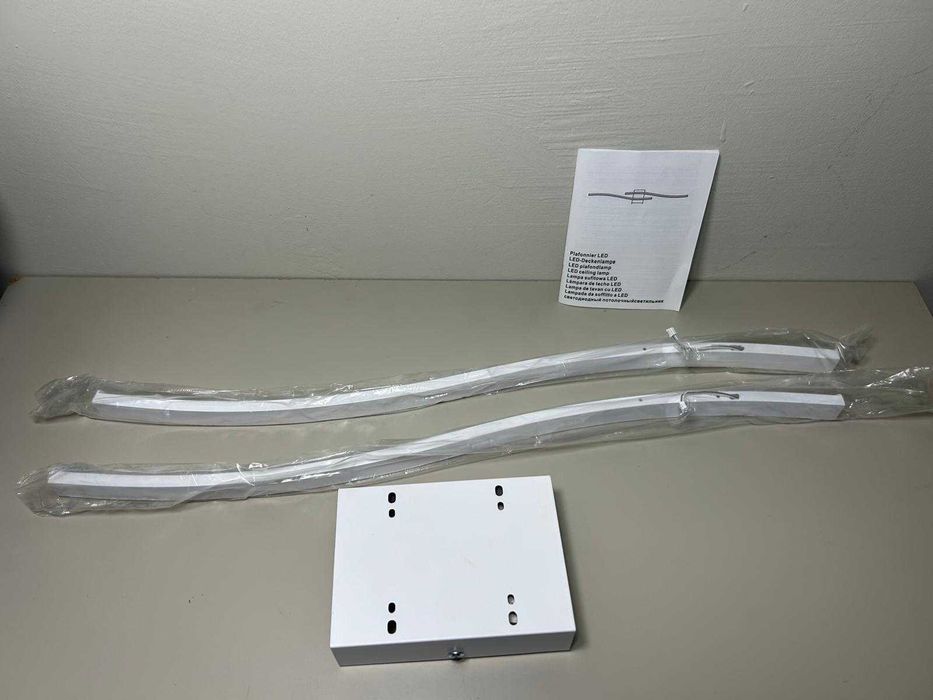 Biała lampa ścienna led 27w 3000lm 3000k nowoczesny kinkiet