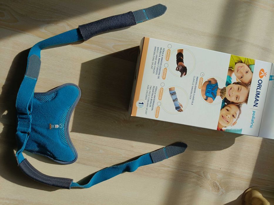 Orteza na obojczyk, kręgosłup