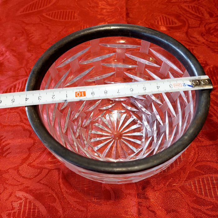 Хрусталь с мельхиором. СССР