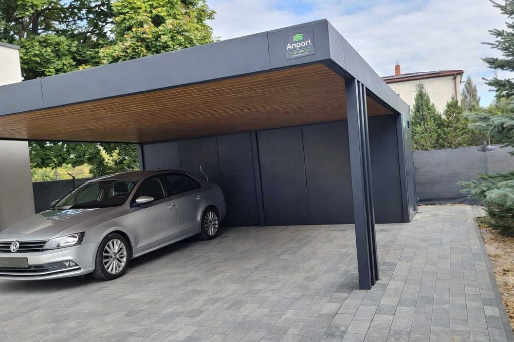 Carport 6x5,5, wiaty garażowe, wiata na samochód, wiata stalowa