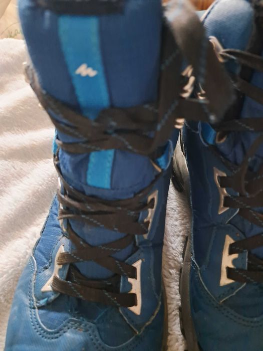 Buty trekkingowe Quechua Sh520 X Warm Mid Blue, rozmiar 41