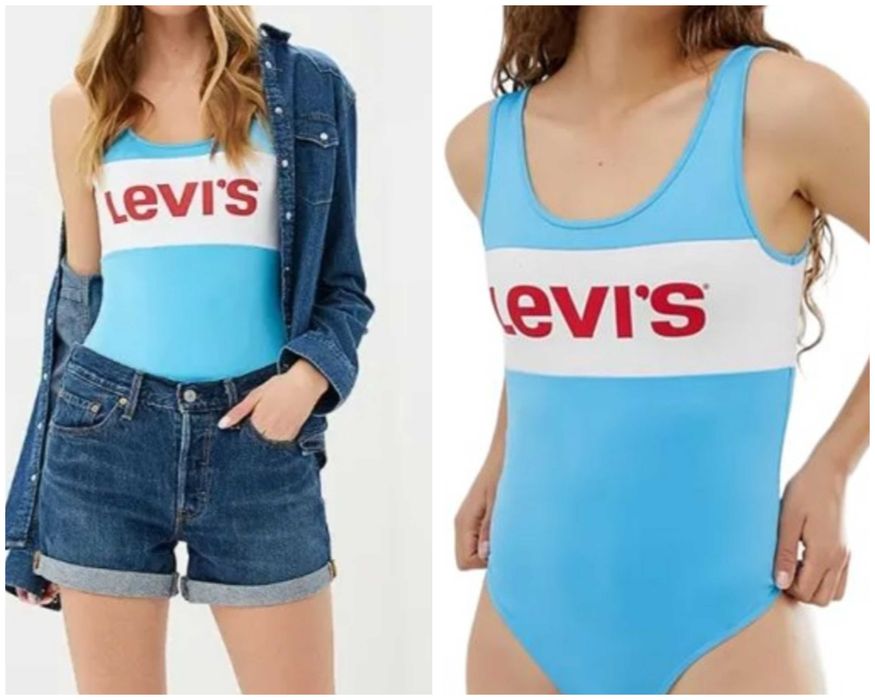 Боді Levi's, розмір М, стильне, спортивне, комбідрес майка