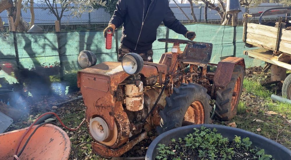 Conjunto de 3 tratores