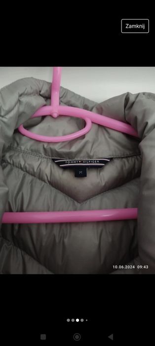 Kurtka płaszcz puchowy Tommy Hilfiger