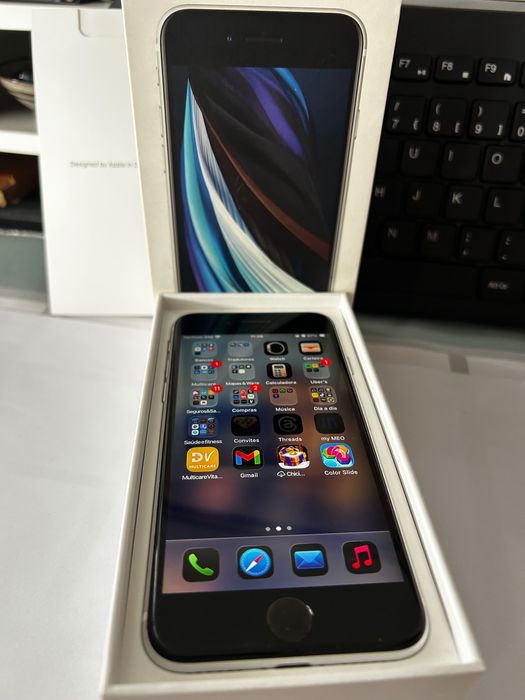 Iphone SE 2020 White, 64GB - Novo