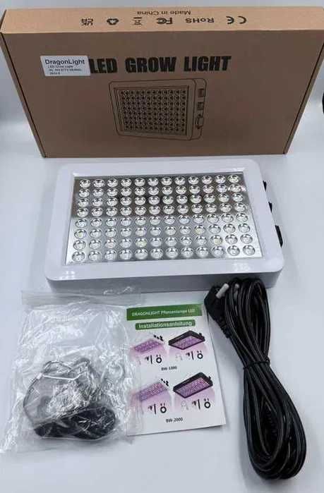 panel lampa led do uprawy roślin full spectrum 192 led