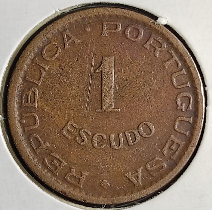 1 Escudo 1957, Moçambique, bronze MBC/BELA