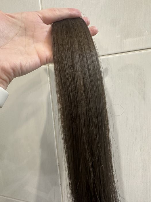 Натуральные волосы южка 52 см 119 грамм