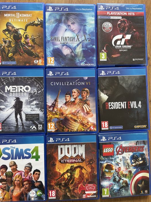 Gry do playstation ps 4