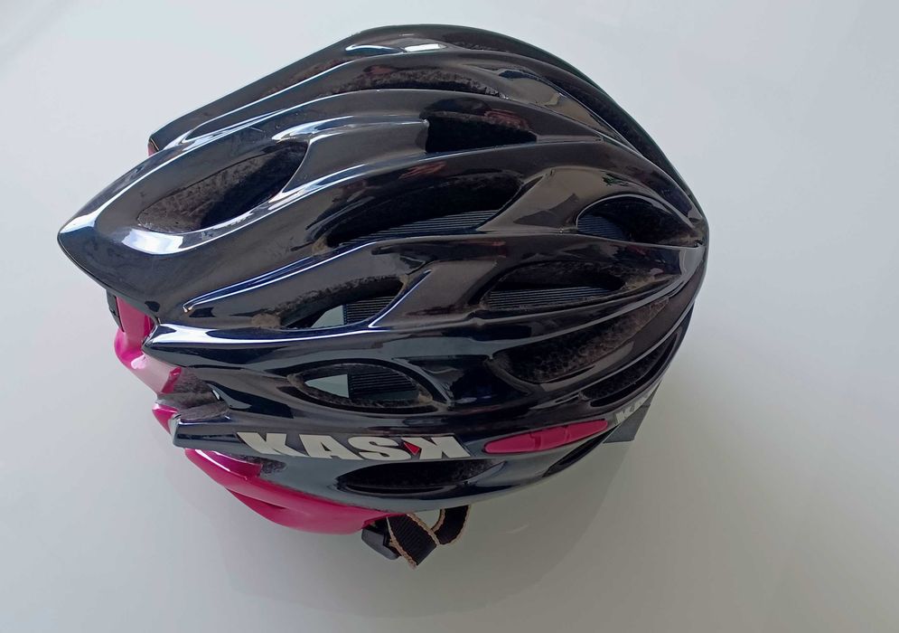 Capacete Kask Mojito Preto/Fúcsia