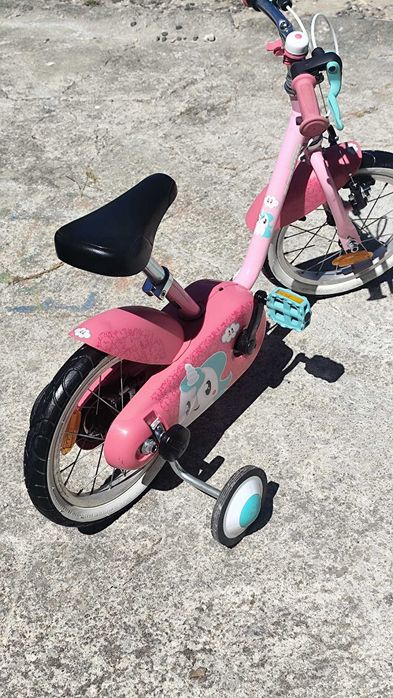 Bicicleta Criança Decathlon 14" com Rodinhas – Excelente Estado