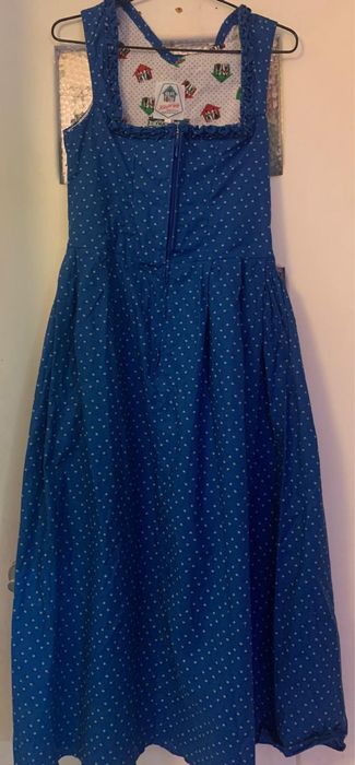 Vestido austriaco Hasegg Tratchen XL /42 /14 vintage