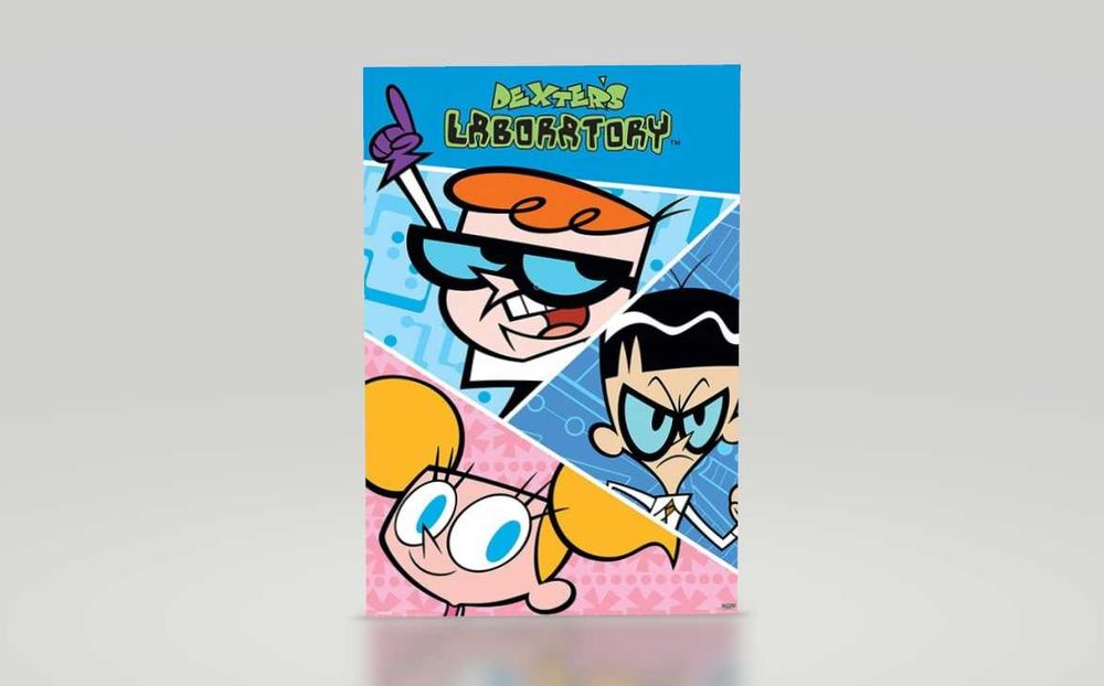 Laboratorium Dextera Plakat z serialu 61x91,5 cm | Nowy Animacja Cartoon Network Retro Bajki Kreskówki