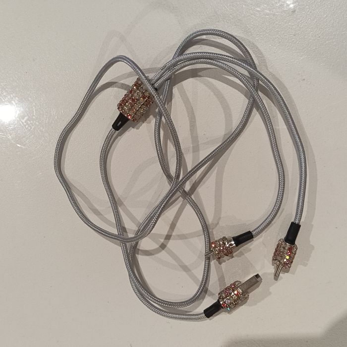 Cabo carregador rosa strass C e micro USB