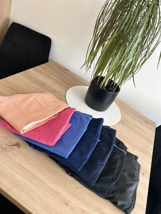 Paka 6 par spodni damskich S/M + legginsy skóropodobne L/XL