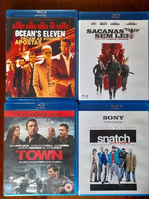 Bluray Sacanas Sem Lei / Oceans 11 / Snatch / A Cidade