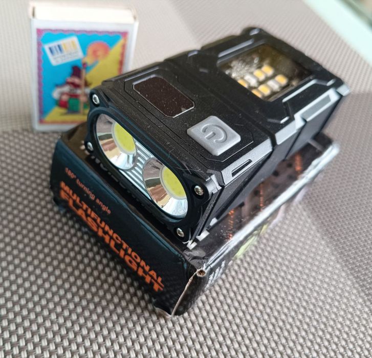 Фонарь с поворотной головой, для авто, тактический, для работы, для ст