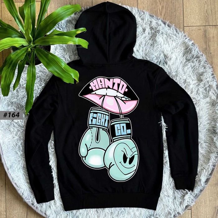 Кофта МАНТО Черная — Мужское Худи MANTO x Ktof — S M L XL XXL