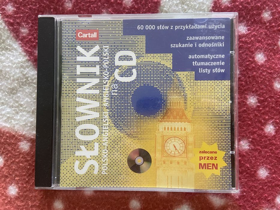 Płyta CD słownik języka angielskiego