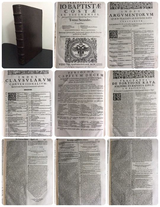 7 exemplares de elevadararidade. Séc.  XVII, XVIII, XIX. Lote 2