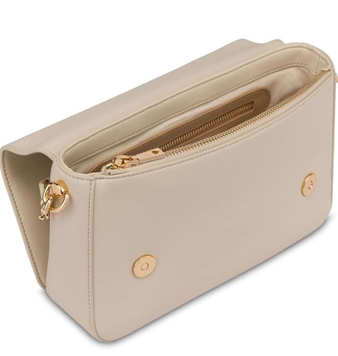 Bolsa love mochino bege