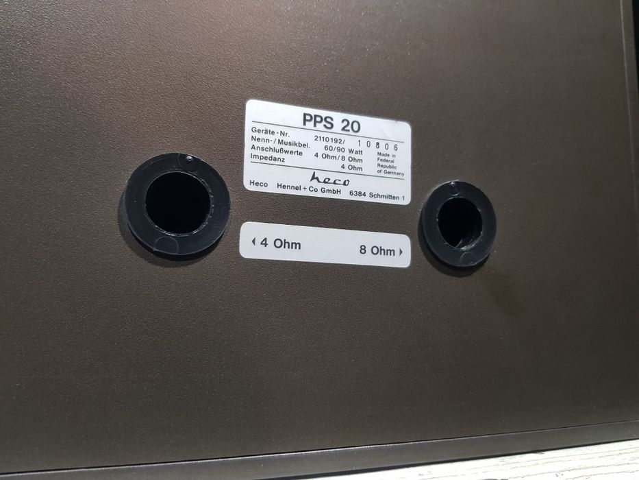 Акустика HECO PPS 20, потужність 80/90 Вт, б/у з Німеччини