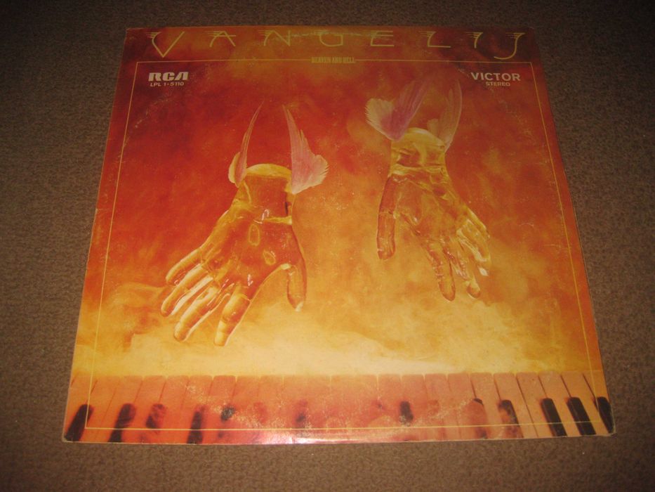 Vinil LP 33 rpm do Vangelis "Heaven And Hell"