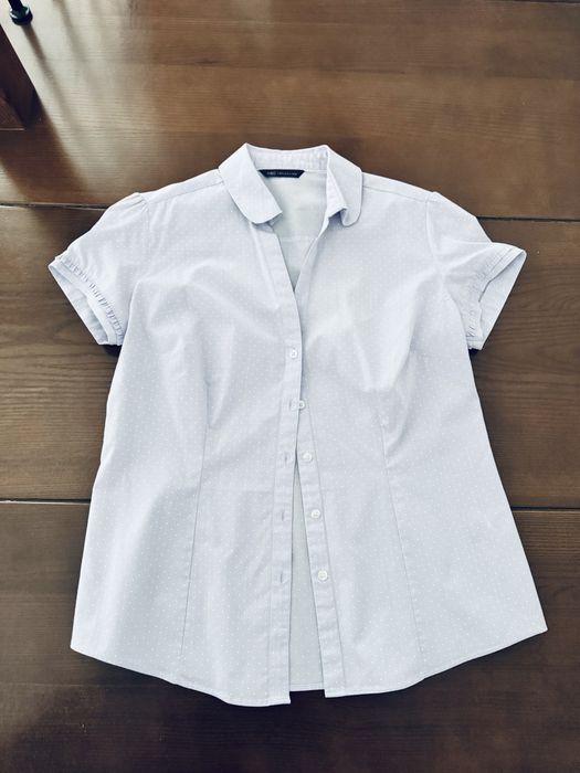 Блуза лілова в горошок S marks&Spencer нова