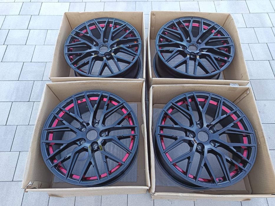 #M6 Alufelgi R18  5x112 BMW Skoda Seat Audi Mercedes Nowe Redline