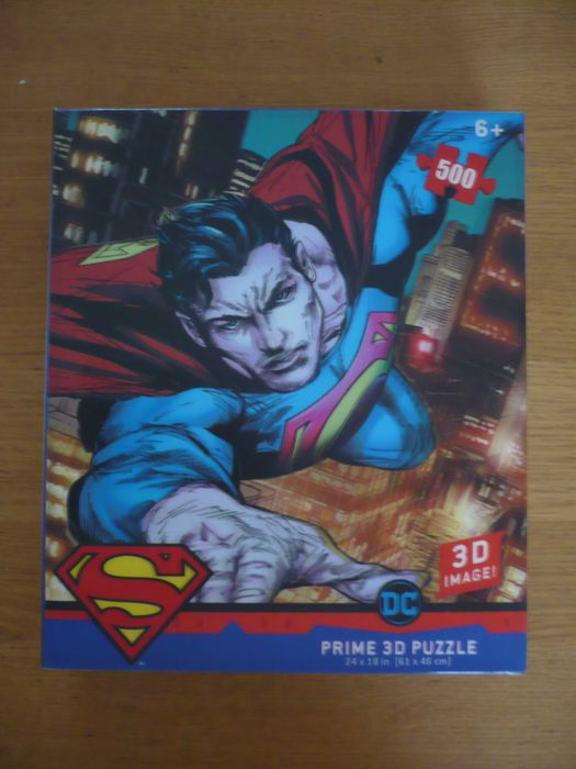 Super Homem puzzle 3D