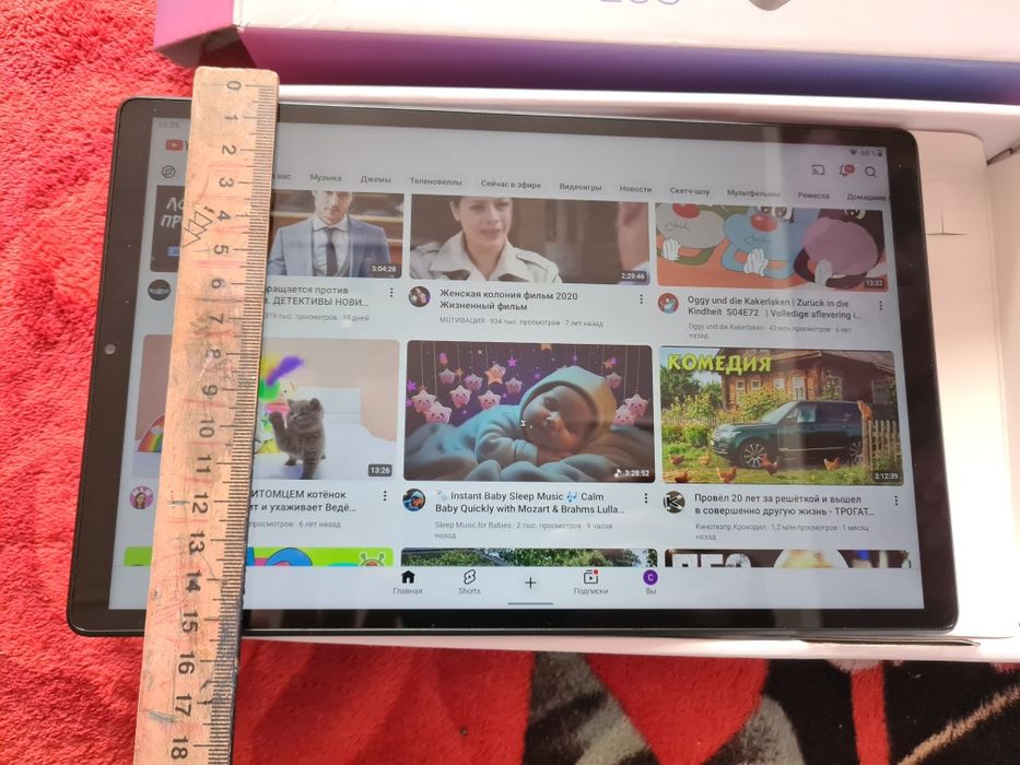 Большой планшет Lenovo TAB M10 FHD Plus. Состояние идеальное в коробке