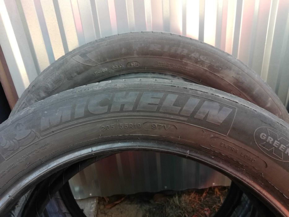 4 opony letnie Michelin Primacy3  205/55R19. Bieżnik 6mm.