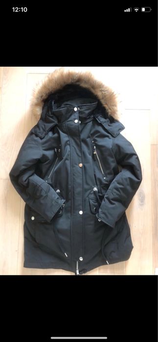Kurtka parka z futerkiem Pull&Bear
